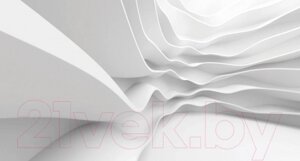 Фотообои листовые ФабрикаФресок 3D Абстракция Волны / 345270