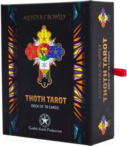 Гадальные карты Gothic Kotik Production Thoth Tarot Aleister Crowley. Бархатистое издание