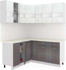 Готовая кухня Кортекс-мебель Корнелия Экстра 1.5x1.7м