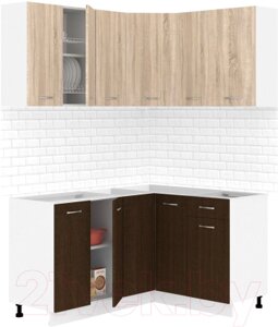 Готовая кухня Кортекс-мебель Корнелия Лира 1.5x1.3 без столешницы