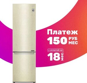 Холодильник с морозильником LG GC-B509SECL