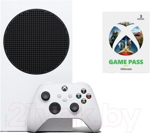 Игровая приставка Microsoft Xbox Series S 512Gb 1883 + подписка Game Pass Ultimate 3 мес.