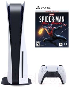 Игровая приставка Sony PlayStation 5 + Игра PS Marvel Spider-Man: Miles Morales