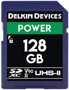 Карта памяти delkin power SDXC 128GB 2000X UHS-II (class 10) V90 (DDSDG2000128)