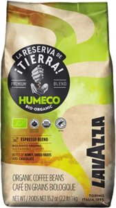 Кофе в зернах Lavazza La Reserva de Tierra Humeco Bio-Organic Espresso Blend