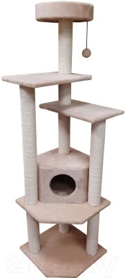 Комплекс для кошек Cat House Торнадо от компании Товары с доставкой на дом. Top-shop. - фото 1