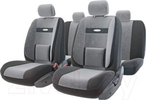 Комплект чехлов для сидений Autoprofi Comfort COM-1105 BK/D. GY