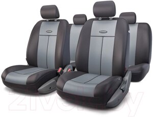 Комплект чехлов для сидений Autoprofi TT-902P BK/D. GY