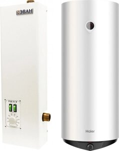 Комплект электрического котла с бойлером Эван Стандарт Next-5 (12905) + Haier ES100V-C2