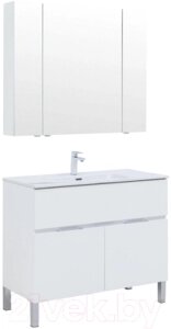 Комплект мебели для ванной Aquanet Алвита new 100 / 274184
