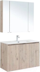 Комплект мебели для ванной Aquanet Алвита New 100 / 274533