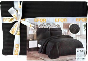 Комплект постельного белья с одеялом Efor Satin Siyah 1,5 / PB2527-S