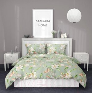 Комплект постельного белья Samsara Home Магнолия Евро-стандарт Сат220ц-5