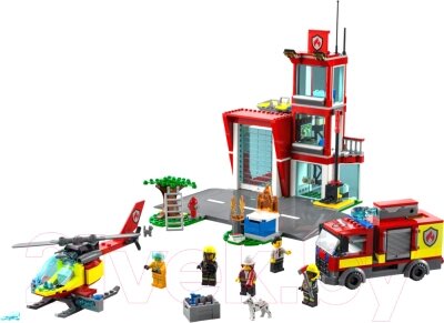 Конструктор Lego City Пожарная часть / 60320 от компании Товары с доставкой на дом. Top-shop. - фото 1