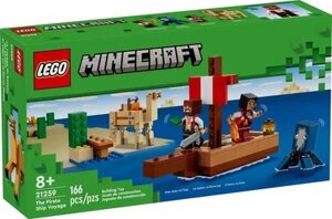 Конструктор Lego Minecraft Путешествие на пиратском корабле 21259