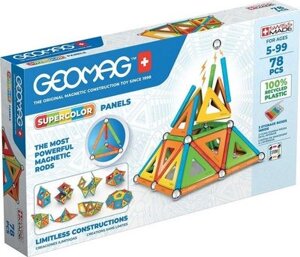 Конструктор магнитный Geomag Многоцвет пластины GM379