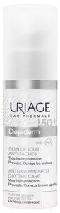 Крем для лица Uriage Depiderm SPF50+ Дневной уход против пигментных пятен