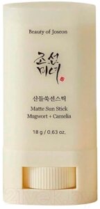 Крем солнцезащитный Beauty of Joseon Matte Sun Stick Mugwort + Camelia