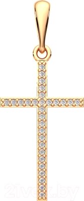 Крестик из розового золота ZORKA 440331.14K. R. REL