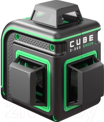 Лазерный нивелир ADA Instruments Cube 3-360 Green Professional Edition / A00573 от компании Товары с доставкой на дом. Top-shop. - фото 1