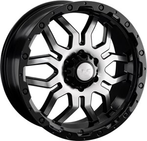 Литой диск LS wheels LS1285 17x8" 6x139.7мм DIA 110.5мм ET 10мм BKF