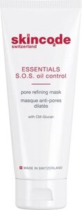 Маска для лица кремовая Skincode Essentials S. O. S Oil Control Pore Refining Mask