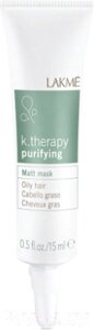 Маска для волос Lakme K. Therapy Purifying Matt Mask матирующая для жирных волос