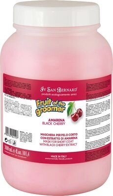 Маска для животных Iv San Bernard Fruit of the Groomer Black Cherry для короткой шерсти