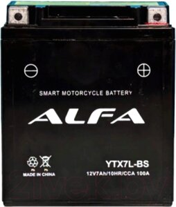 Мотоаккумулятор ALFA battery YTX7l-BS / EB7b-4-1