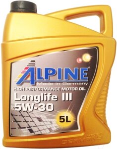 Моторное масло ALPINE Longlife III 5W30 / 0100282