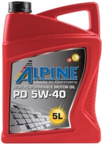 Моторное масло ALPINE PD Pumpe-Duse 5W40 / 0100162