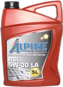 Моторное масло alpine RSL 5W30 LA / 0100302