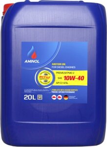 Моторное масло aminol premium PMD2 10W40 CI-4/CH-4/CF-4/CF/SL MB 228.5