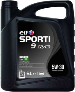 Моторное масло Elf Sporti 9 5W30 C2/C3 / 214253