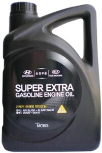Моторное масло Hyundai/KIA Super Extra Gasoline 5W30 / 0510000410