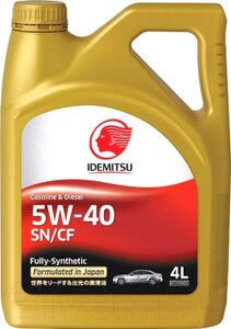 Моторное масло Idemitsu 5W40 SN/CF / 30015046-746