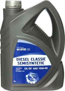 Моторное масло Lotos Diesel Classic Semisyntetic 10W40 CE/SF LOT10W/40DCSS/5
