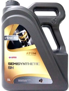 Моторное масло Lotos Semisyntetic SL/CF SAE 10W40