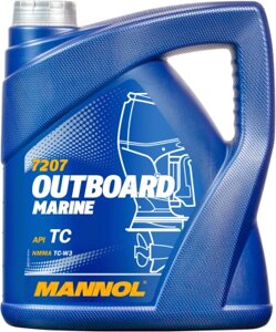 Моторное масло Mannol 2-Takt Outboard Marine API TD NMMA TC-W3 / MN7207-4