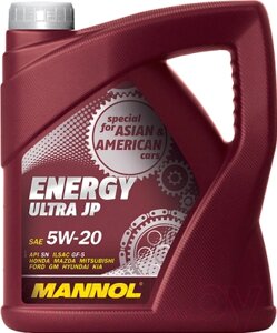 Моторное масло Mannol Energy Ultra JP 5W20 API SN / MN7906-4