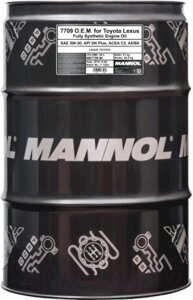 Моторное масло mannol OEM 5W30 SM/CF / MN7709SP-60