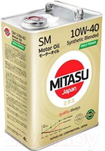 Моторное масло Mitasu Moly-Trimer SM 10W40 / MJ-M22-4