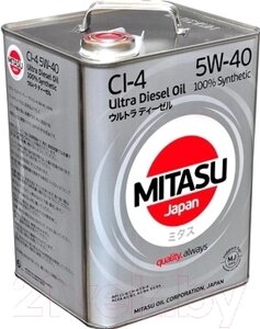 Моторное масло Mitasu Ultra Diesel 5W40 / MJ-212-6
