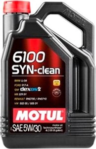 Моторное масло Motul 6100 Syn-Clean 5W30 / 107948