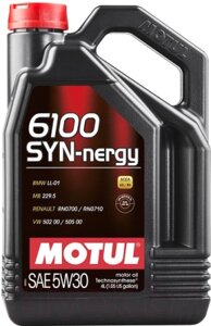Моторное масло Motul 6100 Syn-nergy 5W30 / 107971