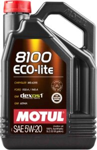 Моторное масло Motul 8100 Eco-Lite 5W20 / 109104