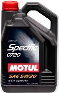 Моторное масло Motul Specific 0720 5W30 / 102209