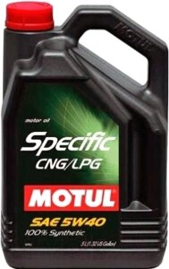 Моторное масло Motul Specific CNG/LPG 5W40 / 101719