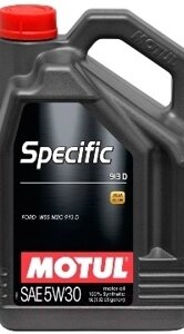 Моторное масло Motul Specific Ford 913D 5W30 / 104560