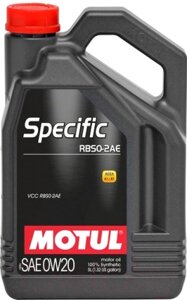 Моторное масло Motul Specific RBS0-2AE 0W20 / 106045